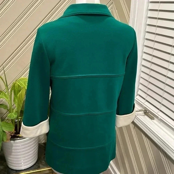 Vintage Butte Knot Toggle Jacket Green White Medium - Picture 8 of 14